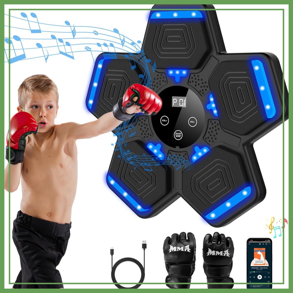 Smart Home Gym - Music Boxing Machine for Adults &