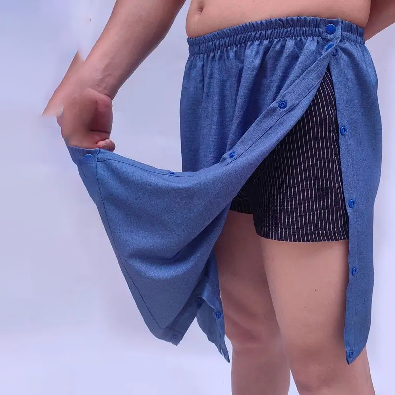 Smart Home Plus - Summer Linen Plus Size Men Shorts
