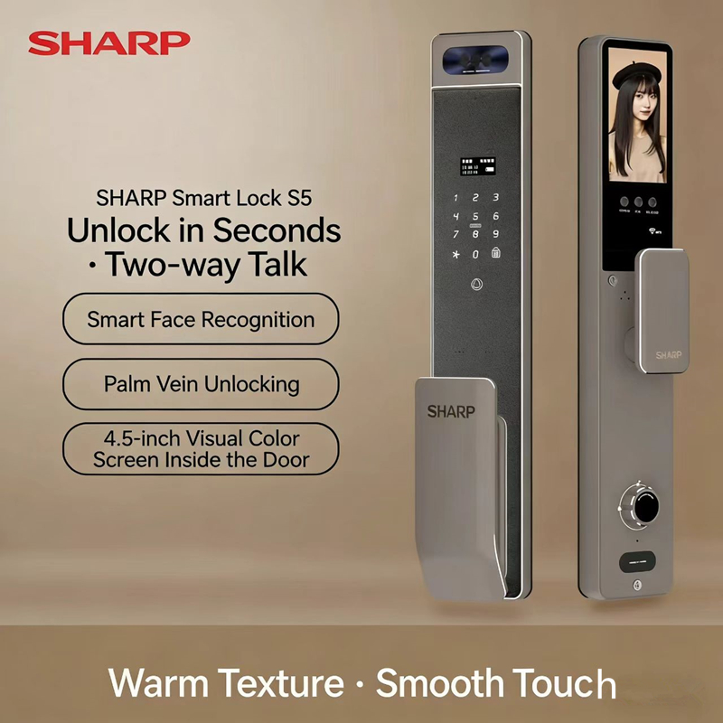 Smart Home Camera - Sharp S5-FV Fully Automatic Smart Lock