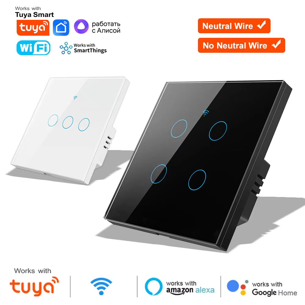 Smart Home Button - WiFi RF 433mhz Touch Wall Light