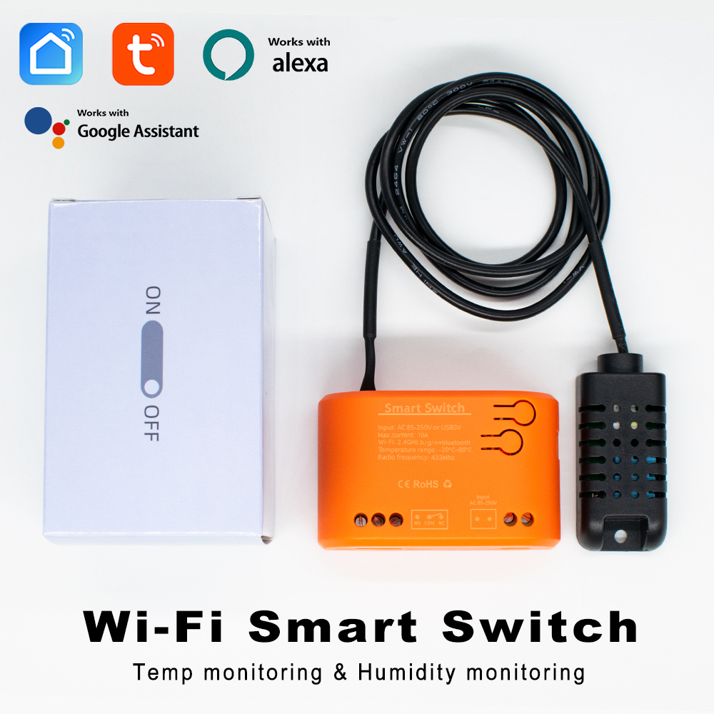 Wifi Thermostat - Tuya WiFi Temperature Humidity Sensor With