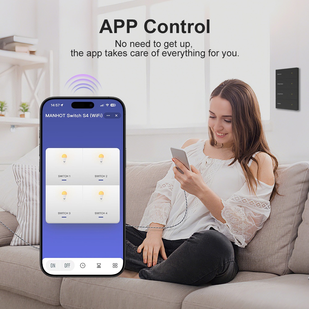 Manhot DIY Name Switch Zigbee  - Smart Home Button 리뷰 및 가격