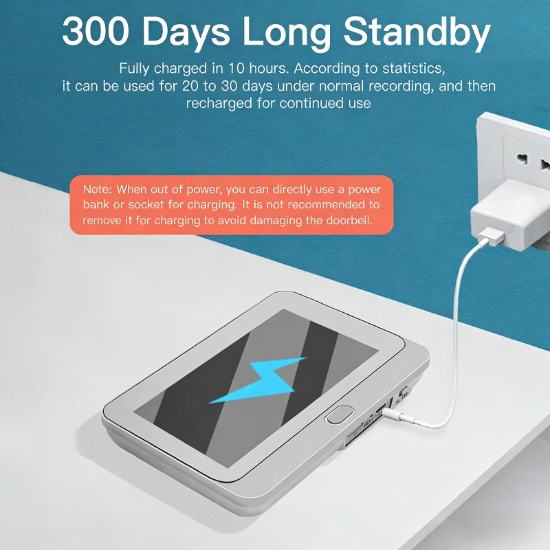 Smart Video Doorbell with 4.3- - Video Doorbell 리뷰 및 가격
