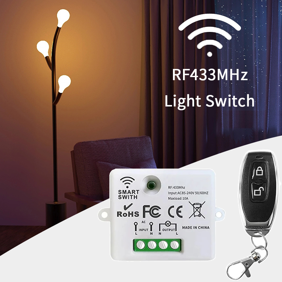 RF 433MHz Wireless Remote Cont - Smart Home Button 리뷰 및 가격