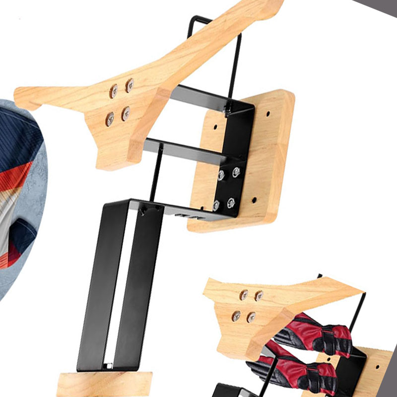 Wood Motorcycle Helmet Holder  - Smart Home Gym 리뷰 및 가격