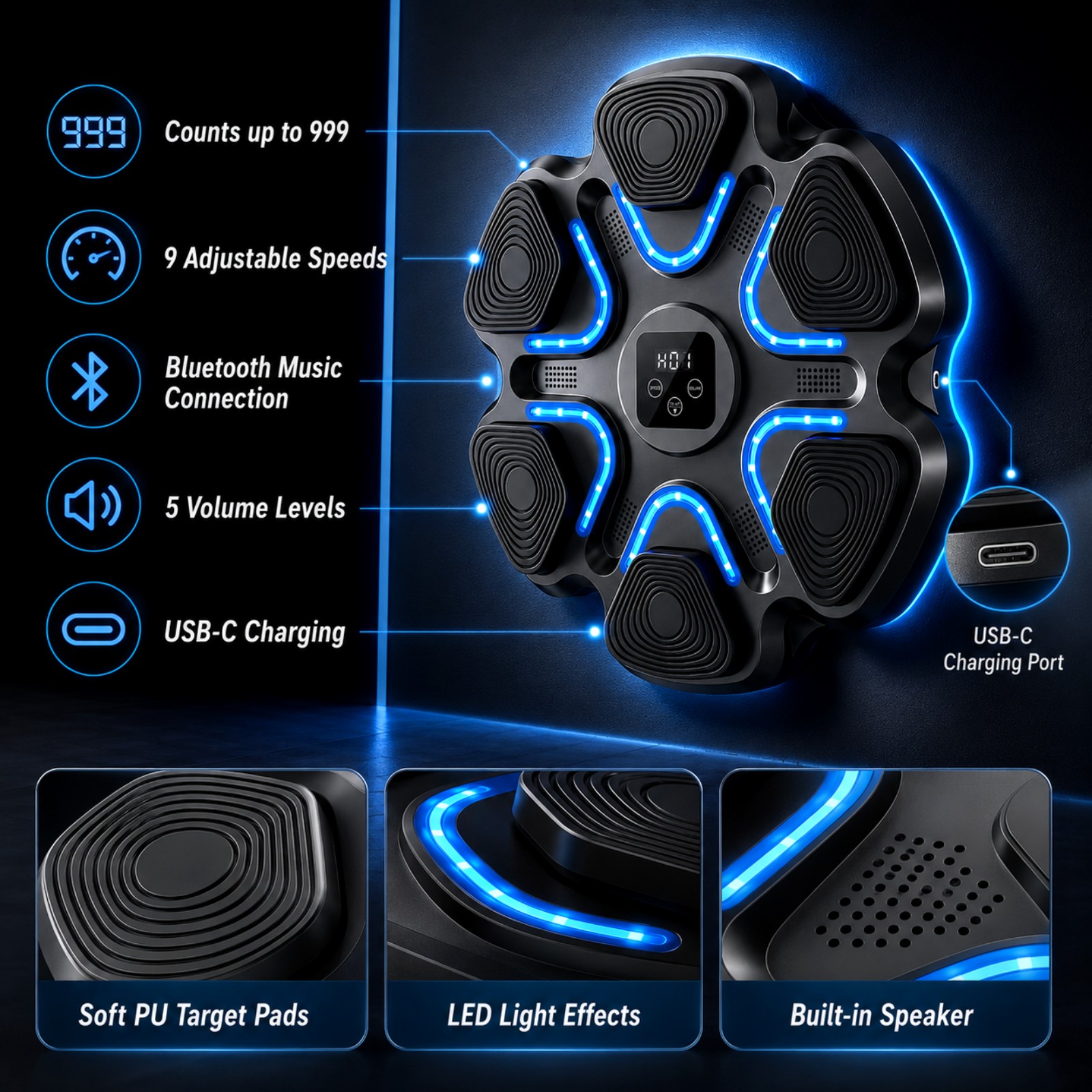 Music Boxing Machine Kids Adul - Smart Home Gym 리뷰 및 가격