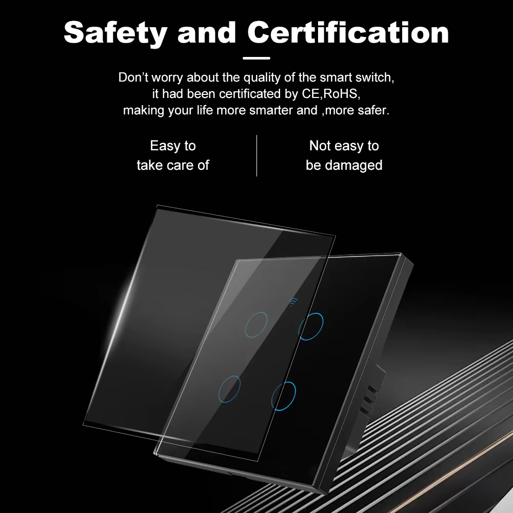WiFi RF 433mhz Touch Wall Ligh - Smart Home Button 리뷰 및 가격