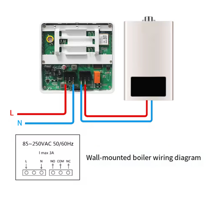 B04C-Battery-Powered Tuya Smar - Wifi Thermostat 리뷰 및 가격
