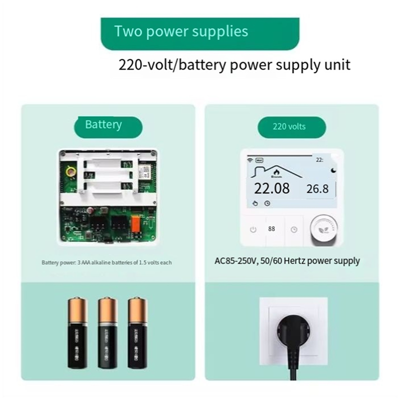 B04C-Battery-Powered Tuya Smar - Wifi Thermostat 리뷰 및 가격