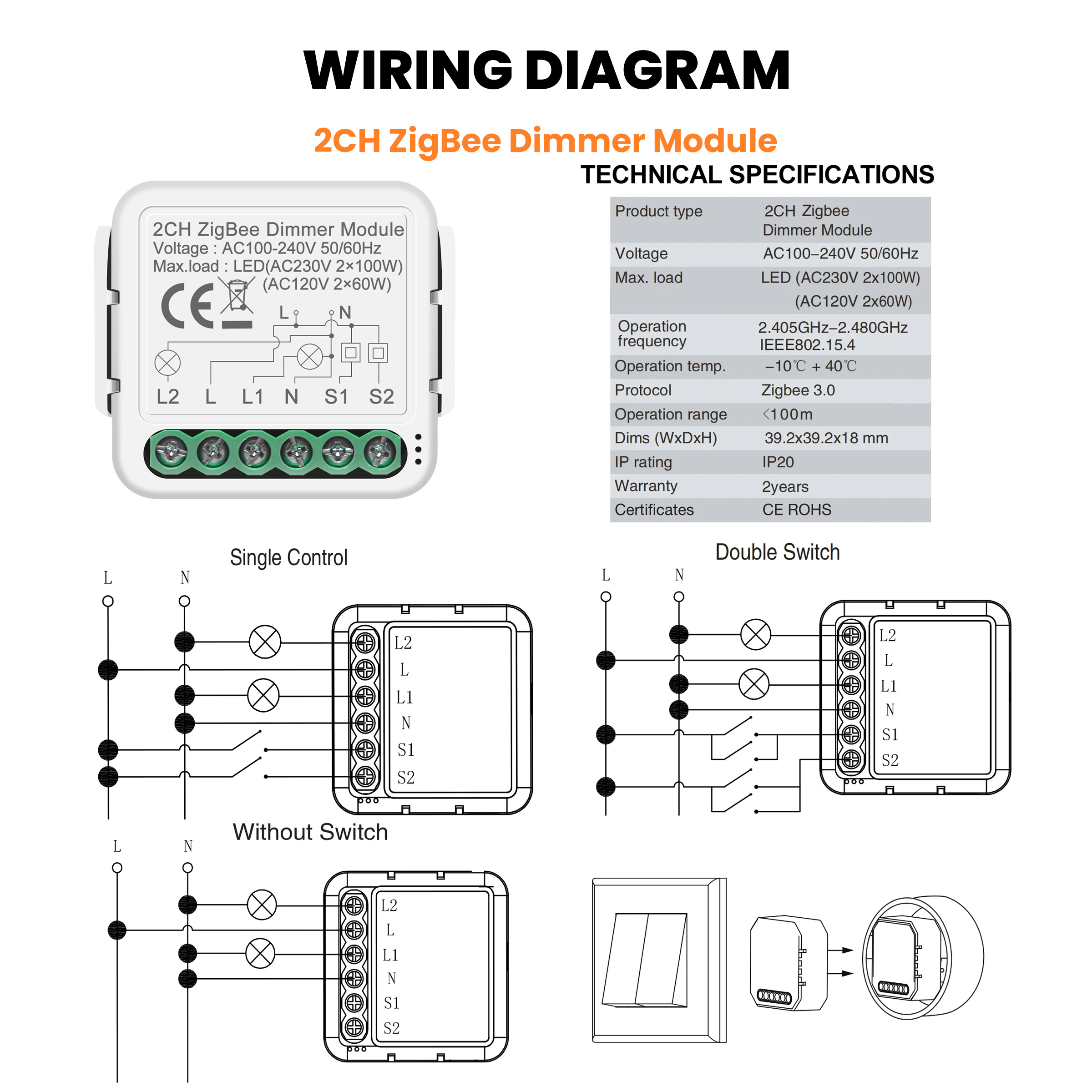 GIRIER Tuya Smart WiFi ZigBee  - Tuya Smart Switch 리뷰 및 가격