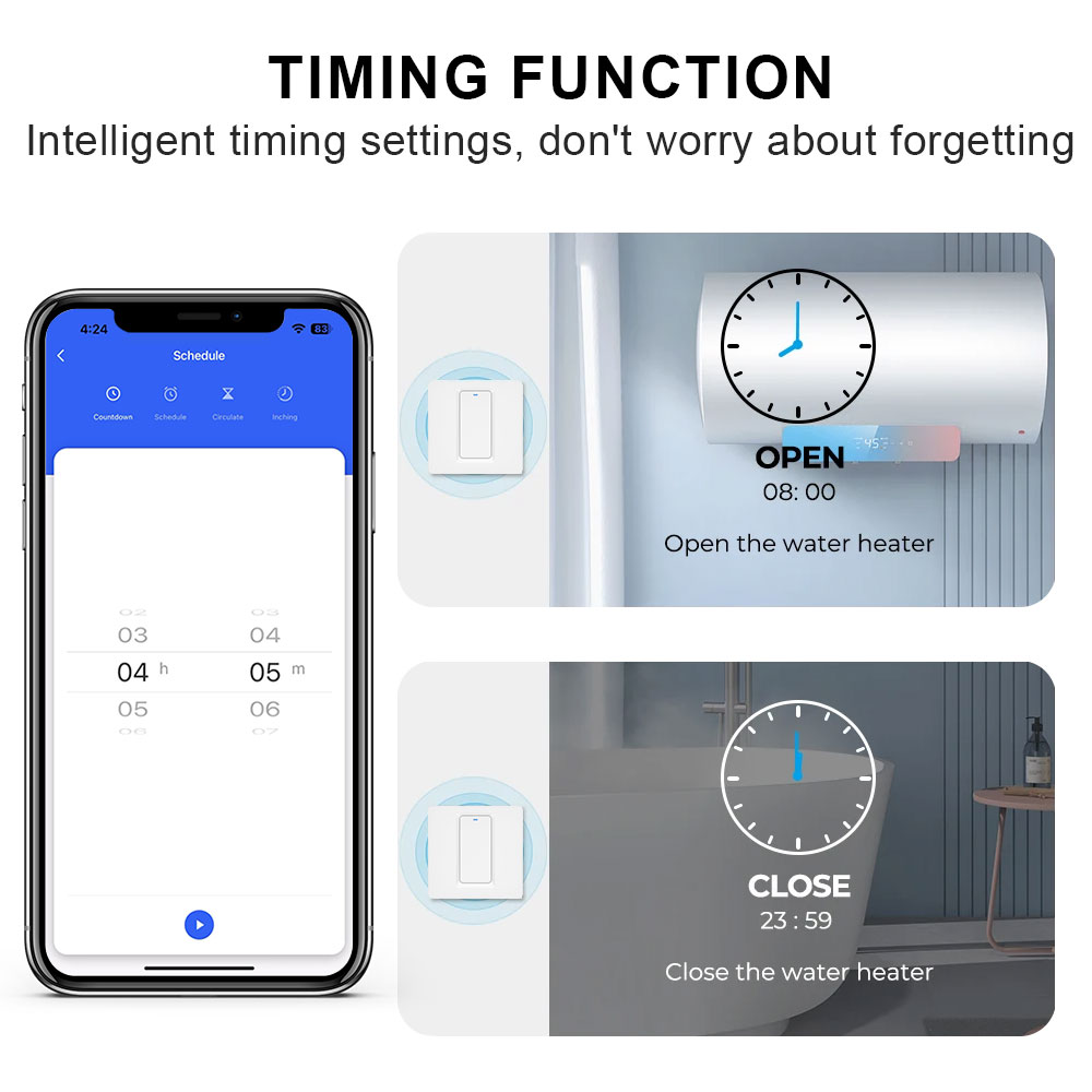Smart Water Heater Switch/WiFi - Smart Home Button 리뷰 및 가격