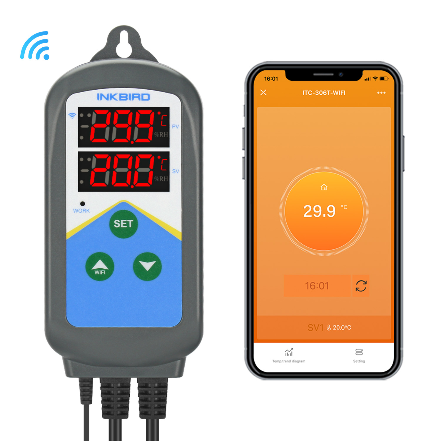 INKBIRD WIFI Thermoregulator I - Wifi Thermostat 리뷰 및 가격