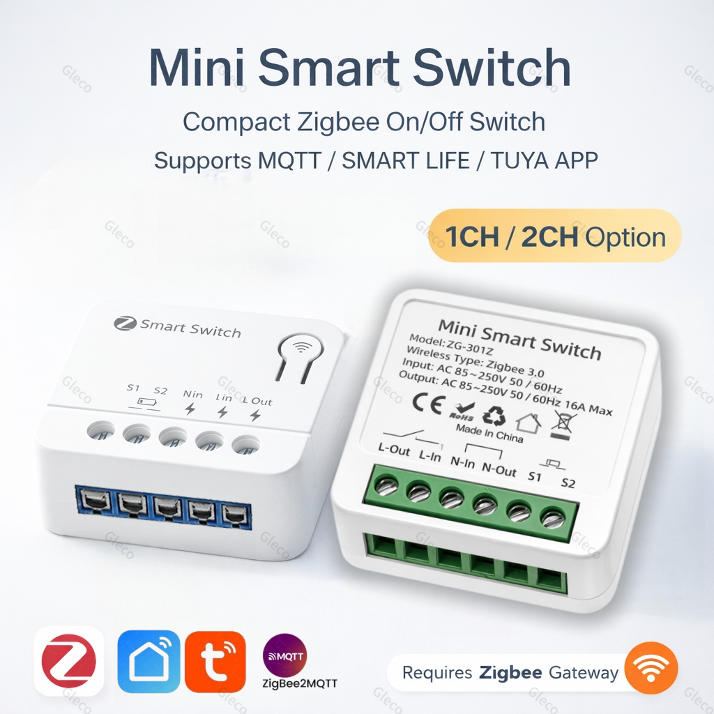 Zigbee TUYA 1/2Gang Mini Smart - Tuya Smart Switch 리뷰 및 가격