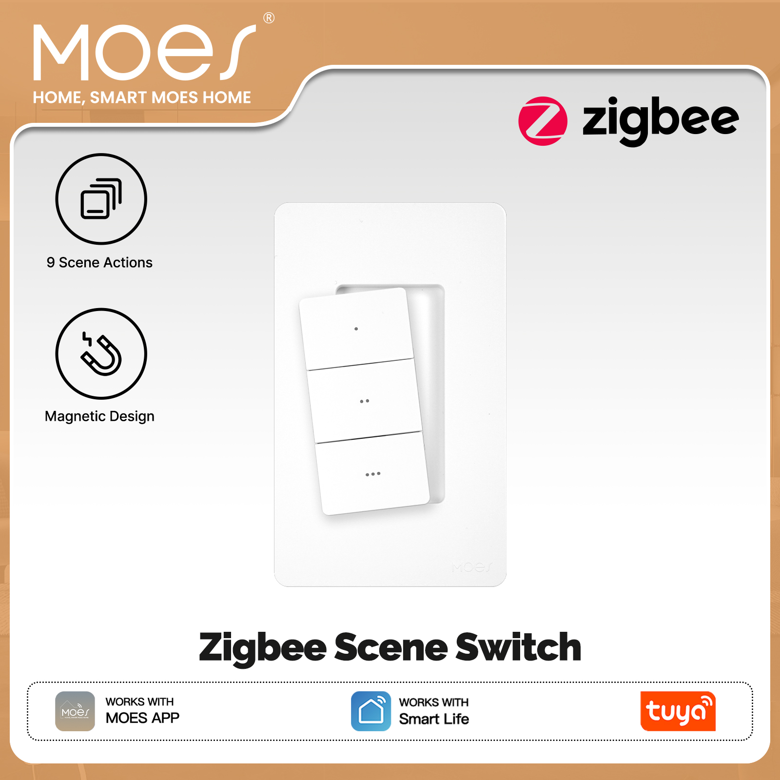 MOES Tuya Zigbee Smart Wireles - Tuya Smart Switch 리뷰 및 가격