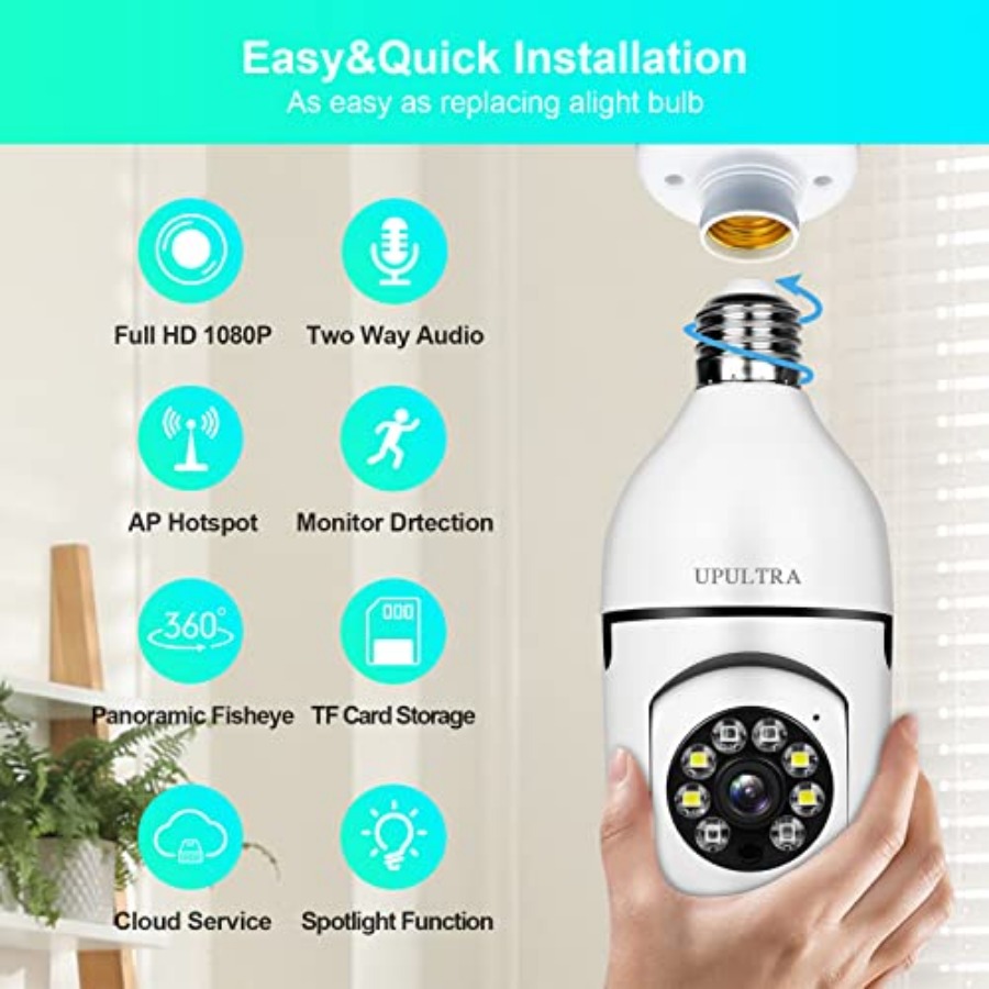 Light Bulb 1080P Security Wire - Smart Home Camera 리뷰 및 가격