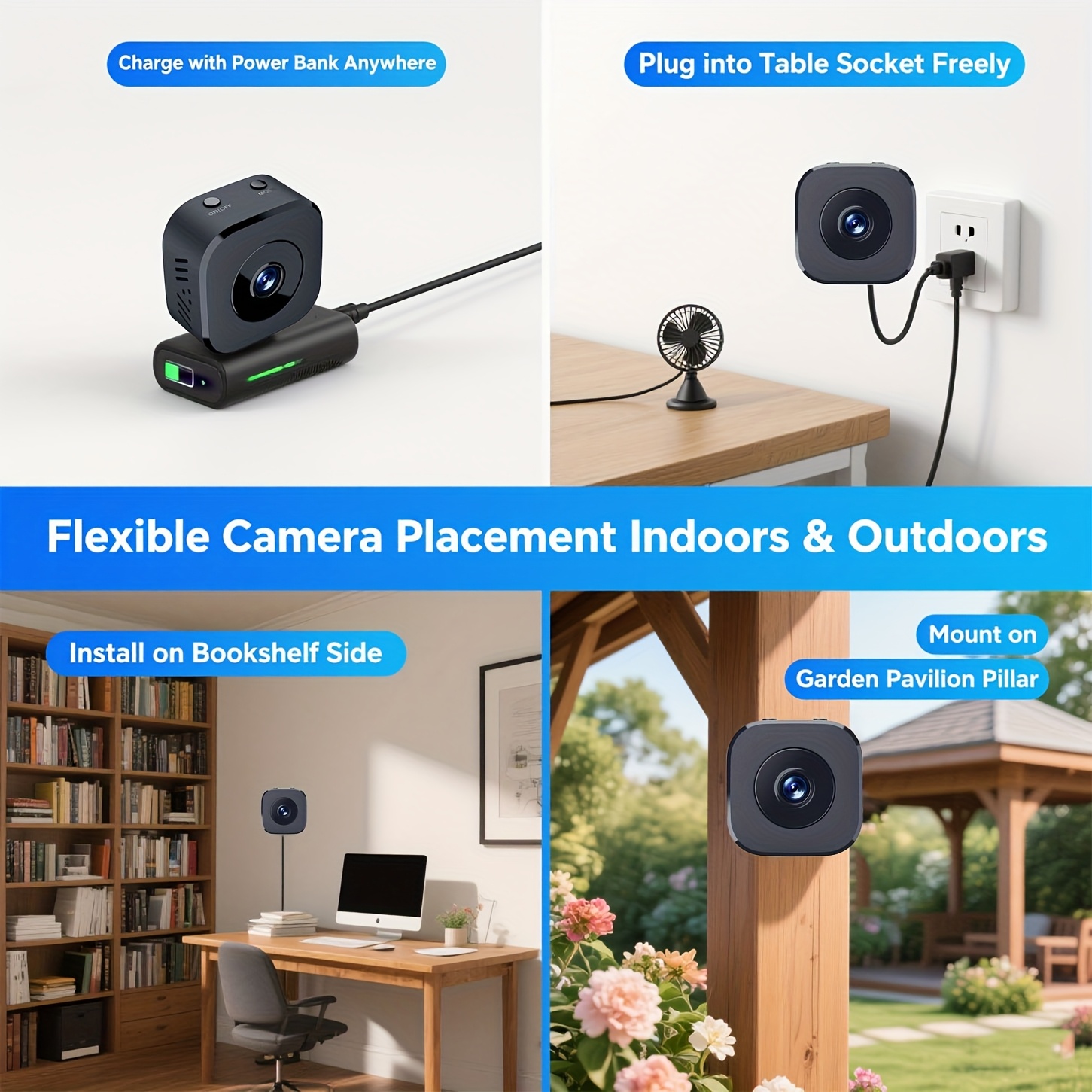1080P HD Mini WiFi Camera Indo - Smart Home Camera 리뷰 및 가격