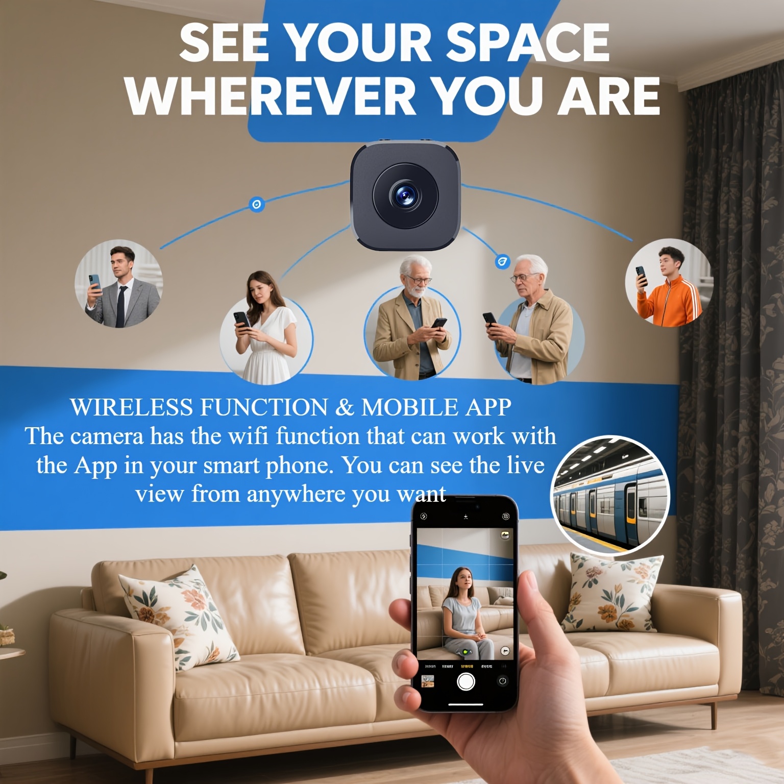 1080P HD Mini WiFi Camera Indo - Smart Home Camera 리뷰 및 가격