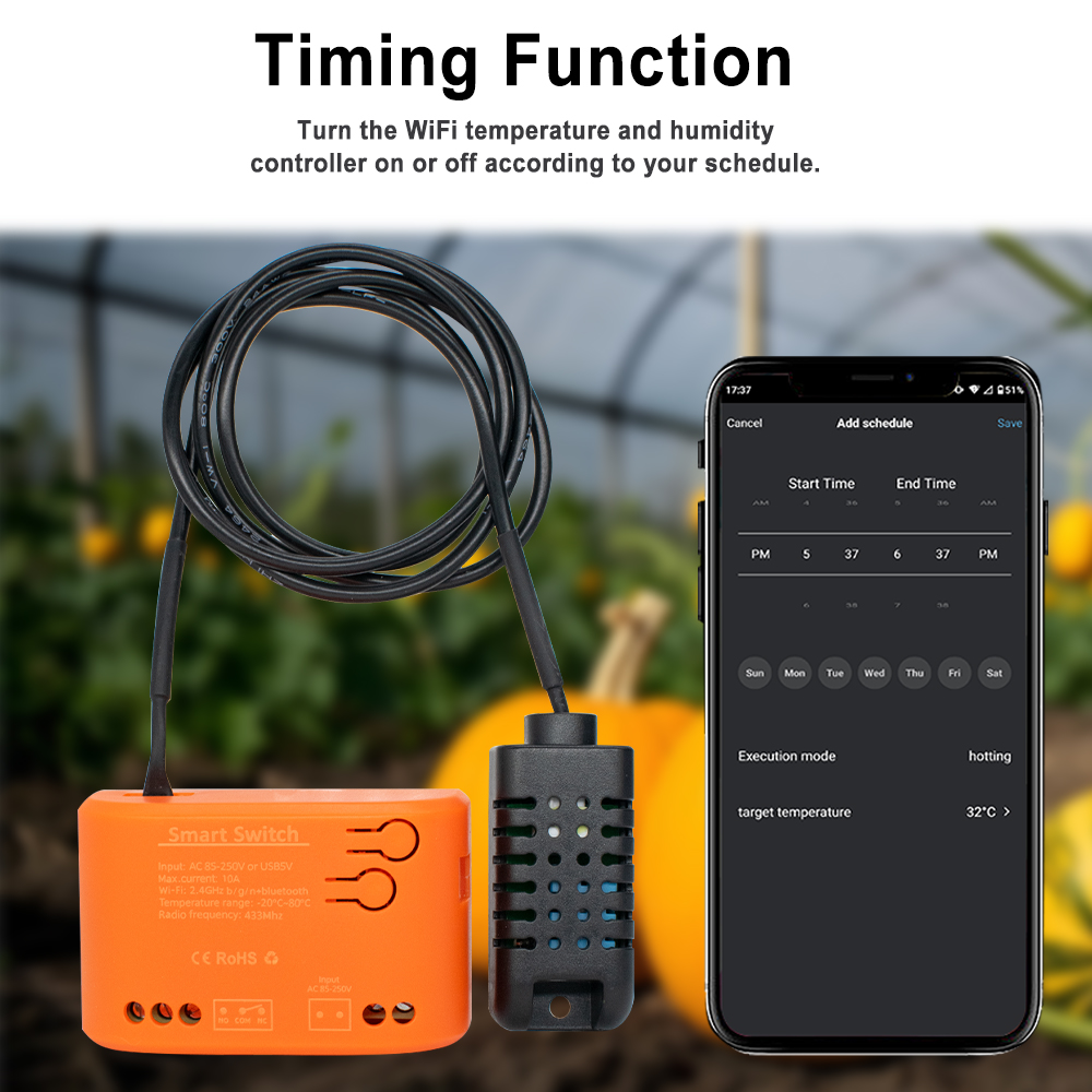 Tuya WiFi Temperature Humidity - Wifi Thermostat 리뷰 및 가격