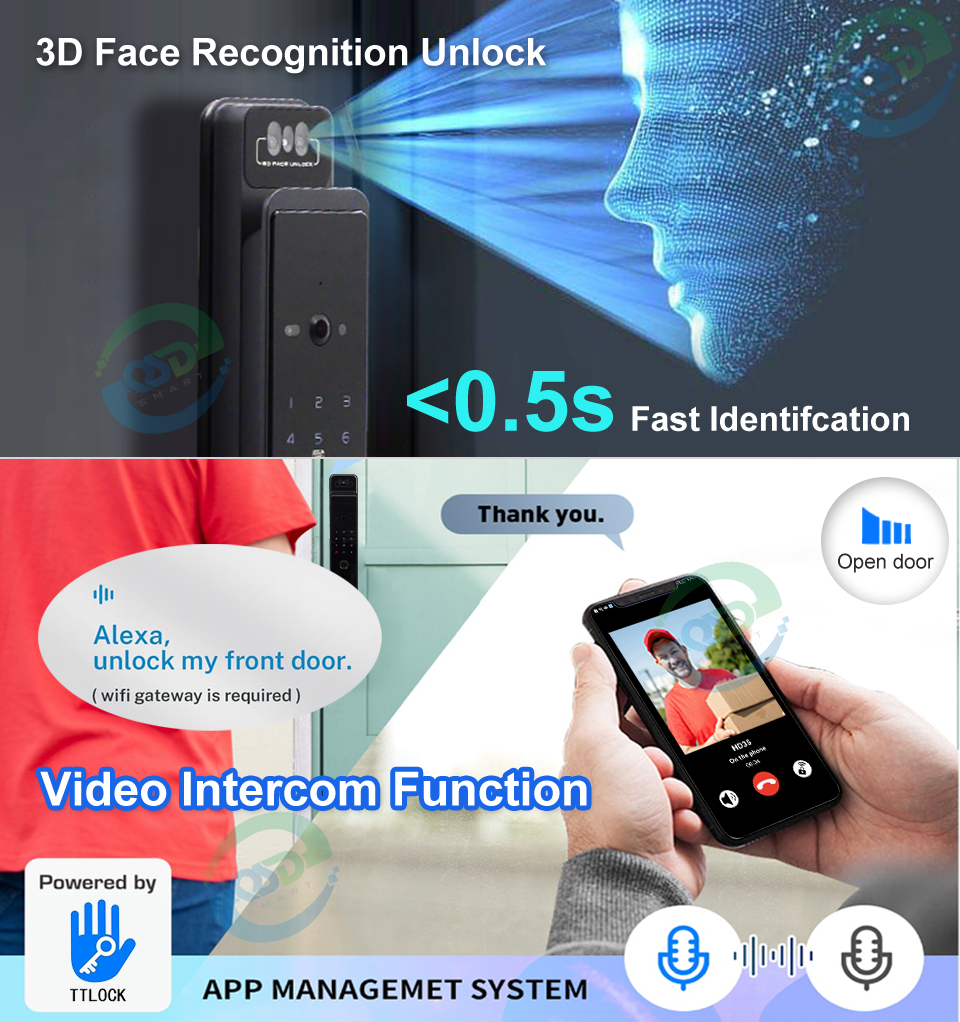 WiFi Video Intercom Face Door  - Video Doorbell 리뷰 및 가격