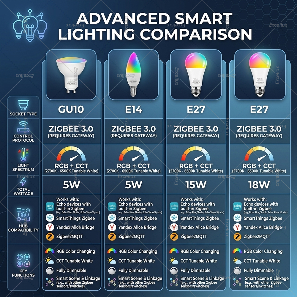 Zigbee 3.0 Smart Light Bulb E2 - Smart Home Plus 리뷰 및 가격