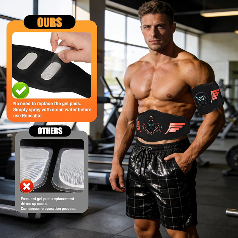 USB Recharge EMS Muscle Toner  - Smart Home Gym 리뷰 및 가격